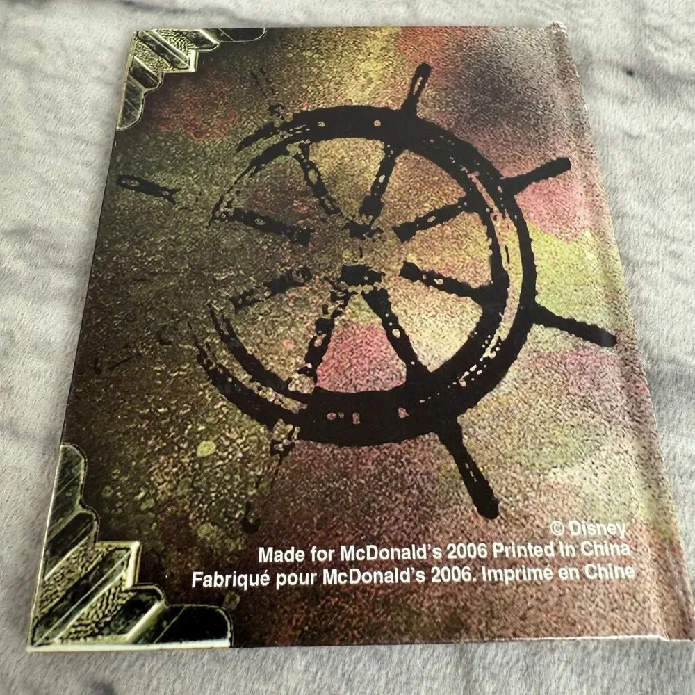 Lot Of 9 Disney Pirates Of The Caribbean Pins McDonalds Toys Tattoos Keychain - Picture 6 of 14